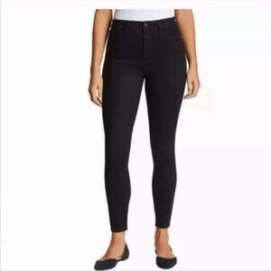 SOCIAL STANDARD BY SANCTUARY High Rise Skinny Jeans in Black Size 10